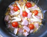 ベーコン入り洋風炊き込みご飯作り方3写真