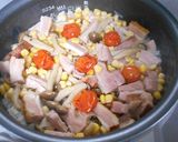 ベーコン入り洋風炊き込みご飯作り方5写真