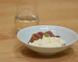 霜降りマグロとたたき山芋作り方6写真