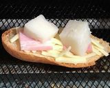 照り焼きソースの【もちピザ】作り方6写真