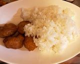 【1人暮らし】限界唐揚げ丼作り方2写真