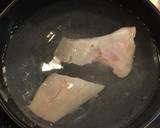 鯛と豆腐と青梗菜の豆板醤スープ作り方1写真