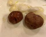簡単　牡蠣鍋　鰹節で出汁を作ります作り方3写真