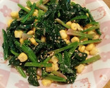 ほうれん草とコーンの胡麻和え作り方11写真