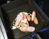 お弁当★三つ葉たっぷりソーセージ卵炒め★作り方2写真