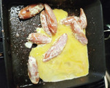 お弁当★三つ葉たっぷりソーセージ卵炒め★作り方3写真