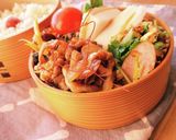 お弁当★三つ葉たっぷりソーセージ卵炒め★作り方7写真