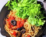 アヒージョパスタ作り方4写真