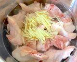 生姜でポカポカ❤鶏手羽と大根の煮物｡ஐஃ作り方3写真