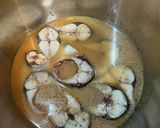 鯖の味噌煮 ニンニクピリ辛作り方5写真
