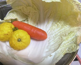 塩昆布DE簡単旨い♡柚子白菜甘酢浅漬け作り方1写真