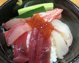 最強　簡単　海鮮丼作り方5写真