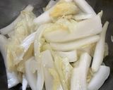 天理スタミナラーメン風白菜漬け炒め作り方3写真