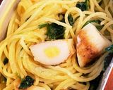ちくわとほうれん草のポタージュパスタ作り方3写真