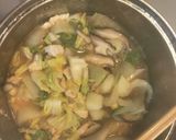 白菜と鶏肉のトマト煮込み作り方3写真
