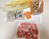 白菜と豚肉のとろたま煮♡作り方1写真