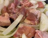鳥もも肉の味噌煮。作り方2写真