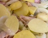 鳥もも肉の味噌煮。作り方3写真