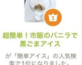 超簡単！市販のバニラで黒ごまアイス作り方7写真