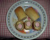 食パンで魚肉ソーセージロール作り方8写真