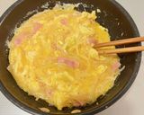【楽めし】玉ねぎとベーコンの卵焼き作り方3写真