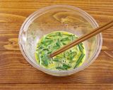 ☆簡単☆納豆とチーズのニラ玉オムレツ作り方2写真