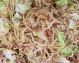 ツナとキャベツの醤油焼きそば作り方11写真
