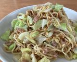 ツナとキャベツの醤油焼きそば作り方12写真