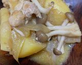 鳥もも肉の味噌煮。作り方7写真