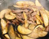 牛肉と茄子のサッパリ赤酒ぽん酢炒め作り方6写真
