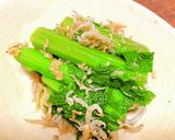 菜花とカリカリシラスのおひたし作り方6写真