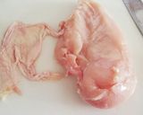 鰻のタレを使いヘルシー鶏胸肉の野菜ロール作り方2写真