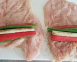 鰻のタレを使いヘルシー鶏胸肉の野菜ロール作り方5写真