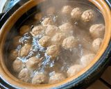 *ふんわりやわらか肉団子鍋*作り方3写真