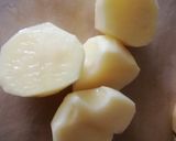サバ缶キムチとじゃがいも煮込み作り方1写真