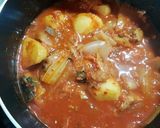 サバ缶キムチとじゃがいも煮込み作り方4写真