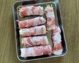 少しのお肉でも満足⋈*もやしの肉巻き作り方1写真