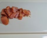 鶏むね肉で低カロリー♫お手軽ミートボール作り方1写真