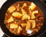 定番中華★大きい豆腐の麻婆豆腐作り方5写真