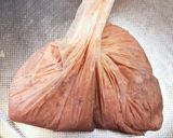 やわらかふっくら♡ひき肉の巾着白だし煮♡作り方2写真