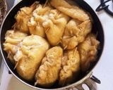 やわらかふっくら♡ひき肉の巾着白だし煮♡作り方8写真