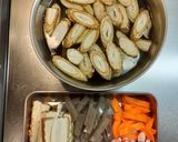豚ごぼうこんにゃく厚揚げ人参のピリ辛炒め作り方2写真