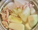 聖護院大根と豚バラ肉の白味噌煮作り方4写真
