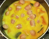 かぼちゃとソーセージのクリーム煮作り方6写真