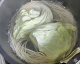 キャベツが主役☆タラコキャベツうどん♪作り方1写真