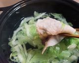 超簡単鍋！ヘルシーレタス豚しゃぶしゃぶ作り方3写真