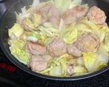 オイスター味☆肉団子と白菜の炒め煮作り方6写真