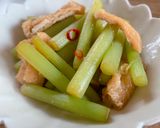 フキと油揚げの煮物作り方4写真