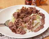 【1人暮らし】限界焼肉丼作り方6写真