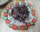 トルコ料理フムスケバブ(ひよこ豆と牛肉)作り方13写真